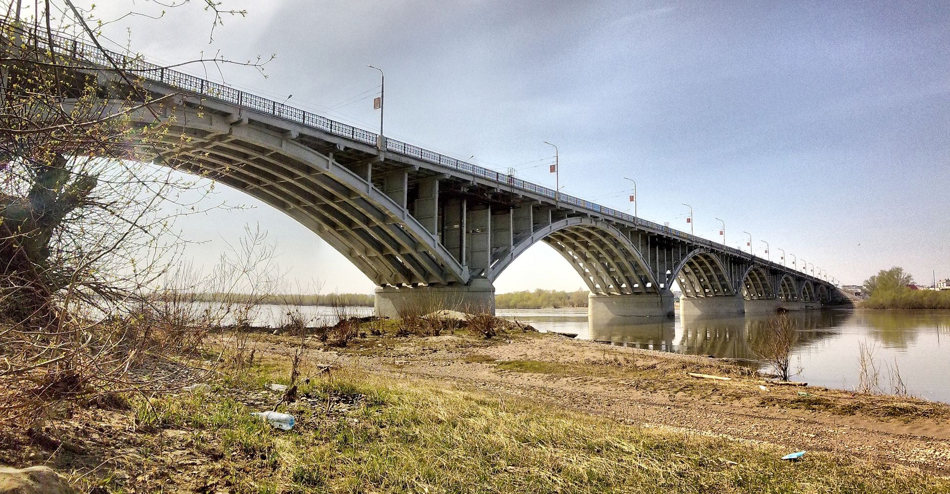 Алтайский край город Бийск мост