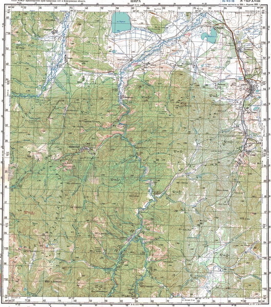 Республика хакасия карта шира хакасия