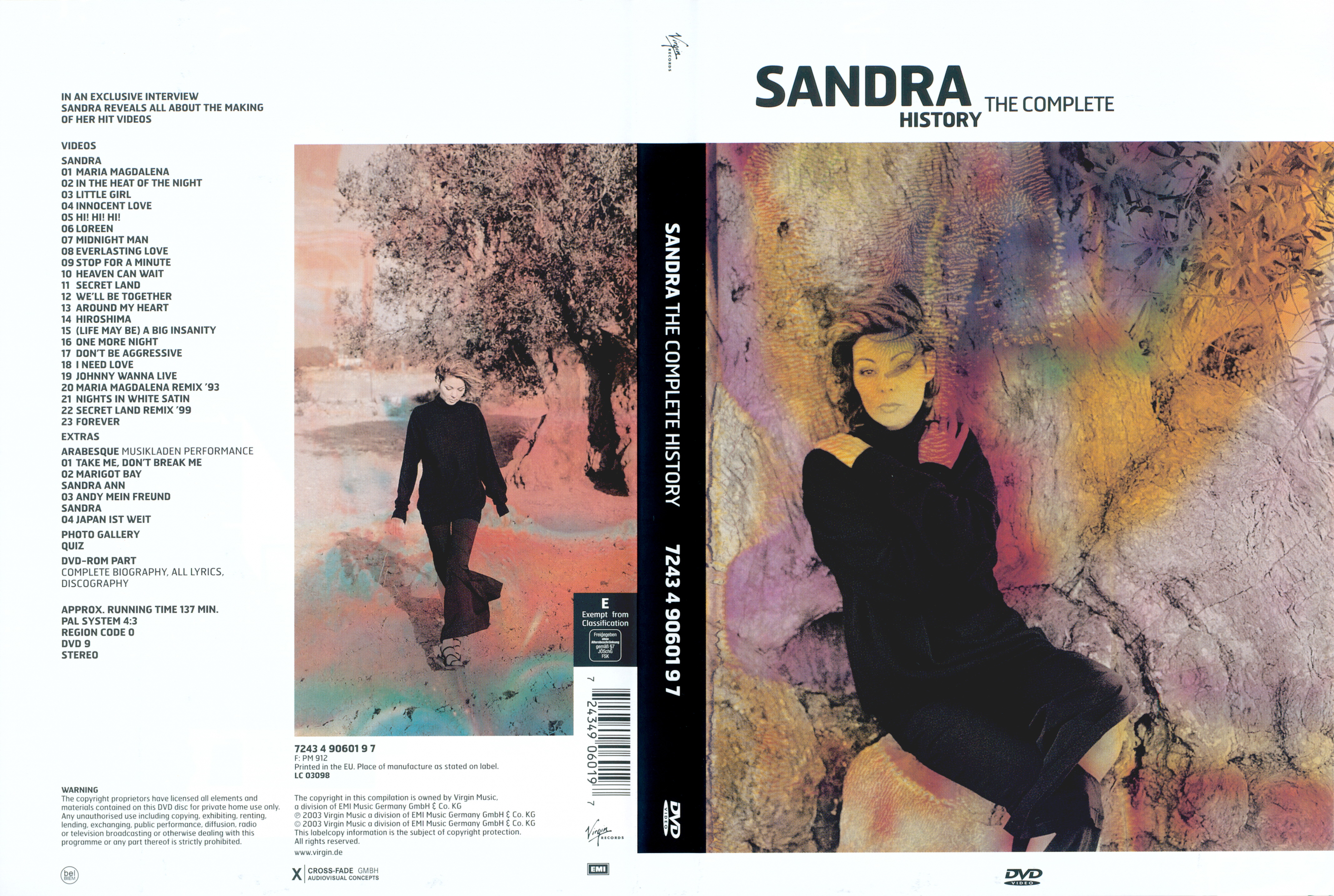 Sandra альбомы. Sandra the complete History 2003. Sandra the complete History обложка. DVD Sandra the complete History 2003.