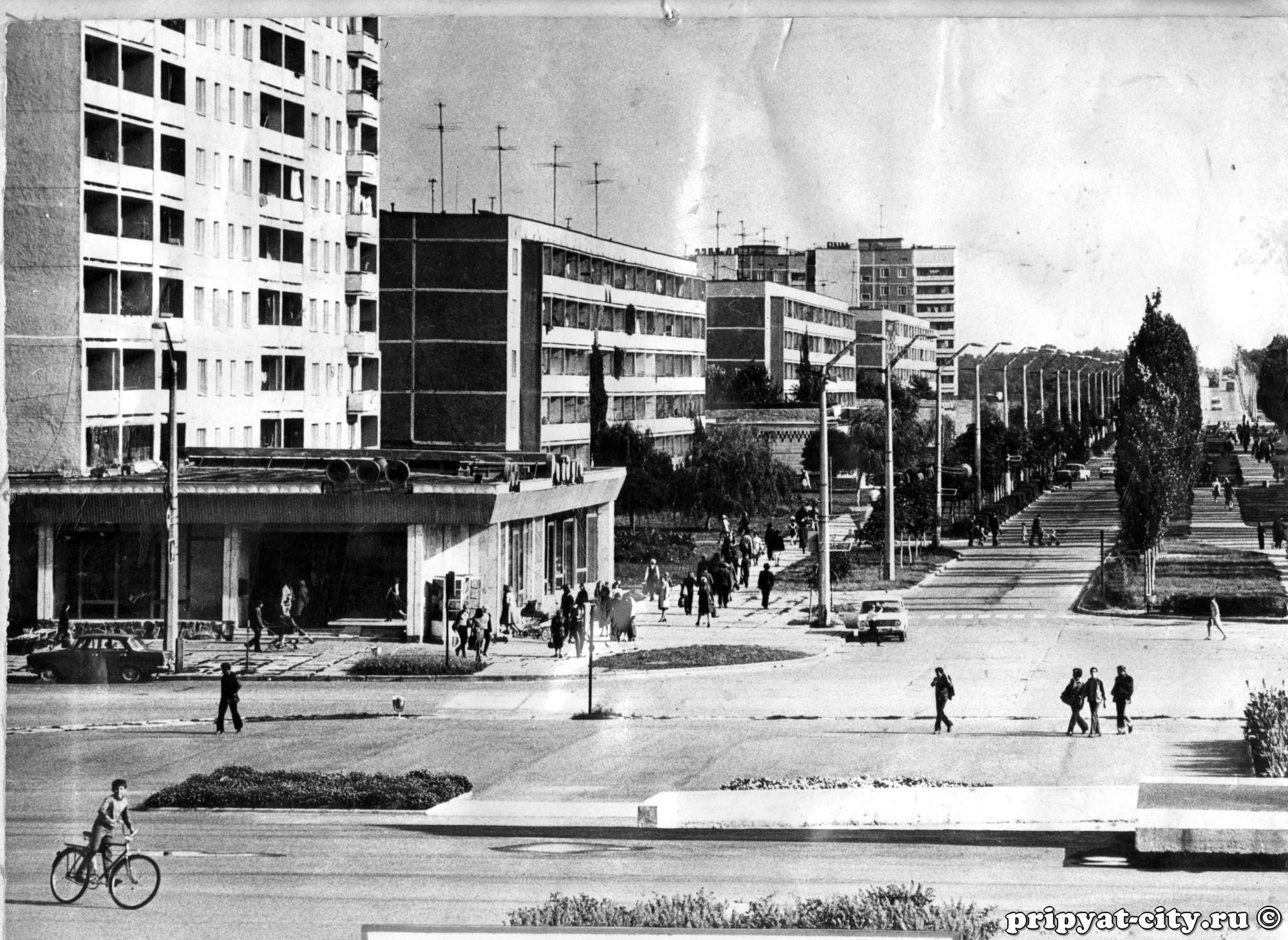 Припять проспект Ленина 1980